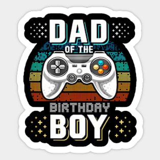 Dad of the Birthday Video Birthday Sticker